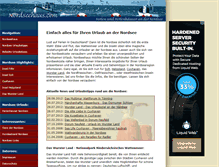Tablet Screenshot of nordseehaus.com